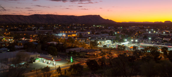 View over Alice Springs